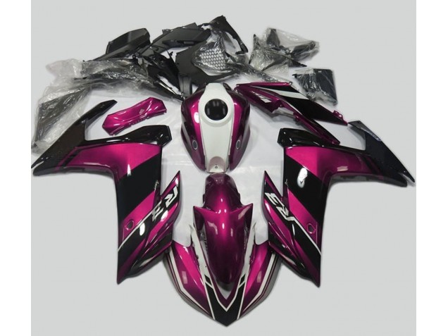 Pink & Schwarz Glänzend 2015-2018 R3 Motorrad Verkleidungen
