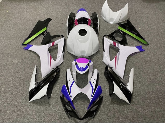 Rennfarben 2 2007-2008 GSXR 1000 Motorrad Verkleidungen