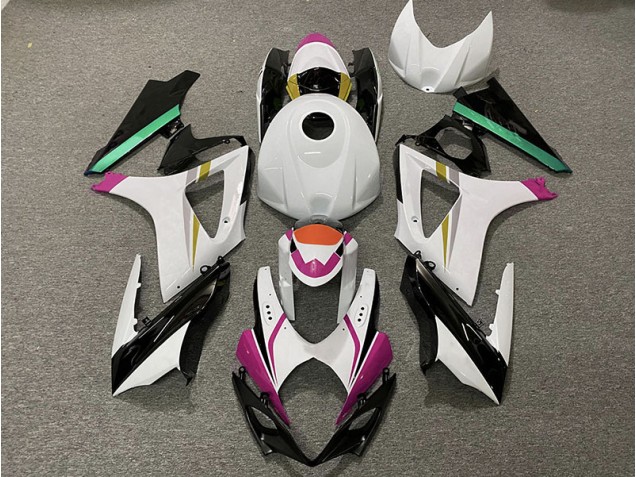 Rennfarben 3 2007-2008 GSXR 1000 Motorrad Verkleidungen