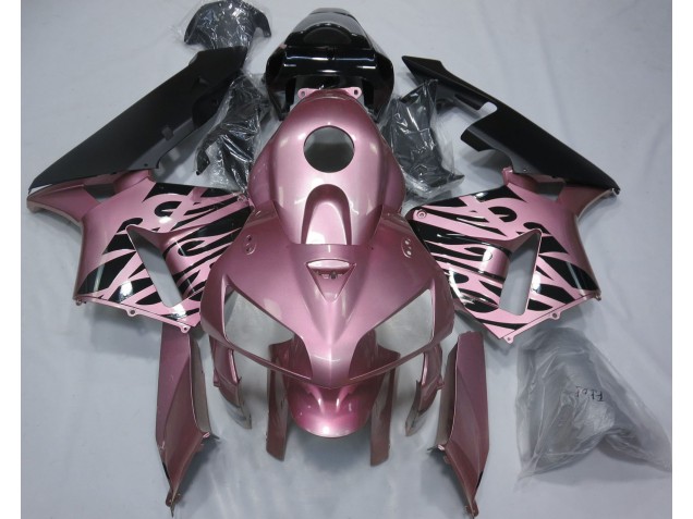 Rosa Flamme 2005-2006 CBR600RR Motorrad Verkleidungen