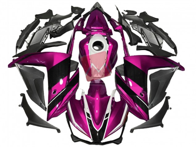 Rosa Schwarz & Weiß 2015-2018 R3 Motorrad Verkleidungen