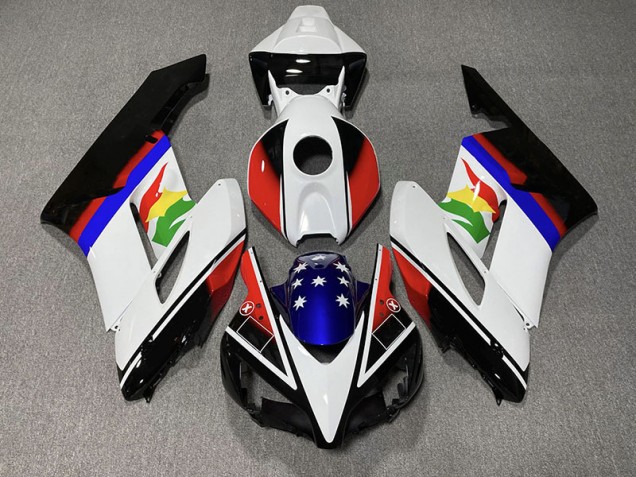 Rot & Blau Flagge 2004-2005 CBR1000RR Motorrad Verkleidungen