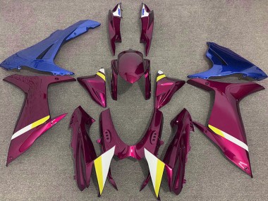 Rot & Blau Glänzend 2011-2024 GSXR 600-750 Motorrad Verkleidungen