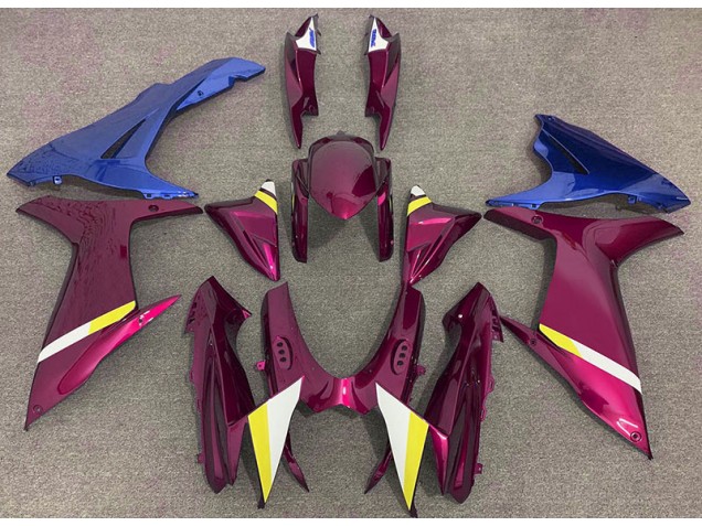 Rot & Blau Glänzend 2011-2024 GSXR 600-750 Motorrad Verkleidungen