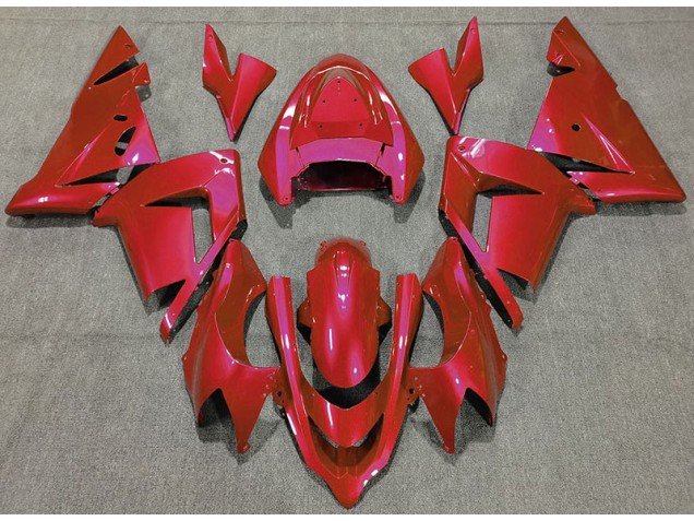 Rot Glänzend 2004-2005 ZX10R Motorrad Verkleidungen Rot Glänzend 2004-2005 ZX10R Motorrad Verkleidungen