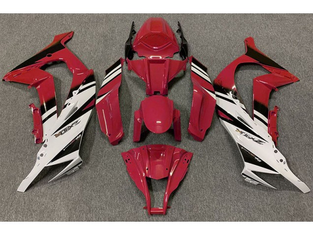 Rot Glänzend & Weiß 2011-2015 ZX10R Motorrad Verkleidungen