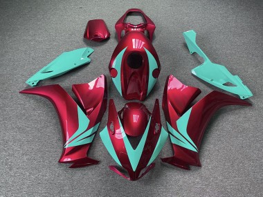 Rot Glänzend & Blaugrün 2012-2016 CBR1000RR Motorrad Verkleidungen