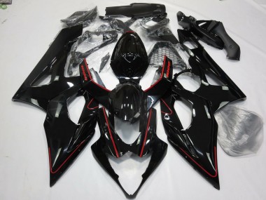 Rot Glänzend & Schwarz 2005-2006 GSXR 1000 Motorrad Verkleidungen