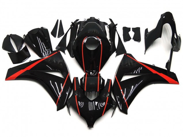 Rot Glänzend & Schwarz 2008-2011 CBR1000RR Motorrad Verkleidungen