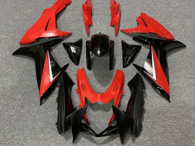 Rot Glänzend & Schwarz 2011-2024 GSXR 600-750 Motorrad Verkleidungen