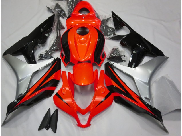 Rot Glänzend Silber & Schwarz 2007-2008 CBR600RR Motorrad Verkleidungen