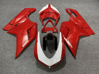 Rot Glänzend Sp-Design 2007-2014 Ducati 848 1098 1198 Motorrad Verkleidungen