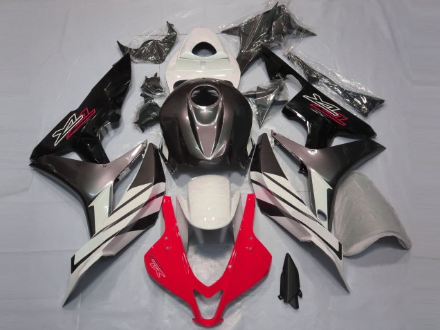 Rot Weiß & Grau 2007-2008 CBR600RR Motorrad Verkleidungen