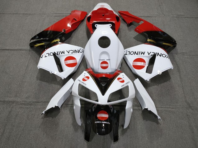 Rot Konica Minolta 2005-2006 CBR600RR Motorrad Verkleidungen