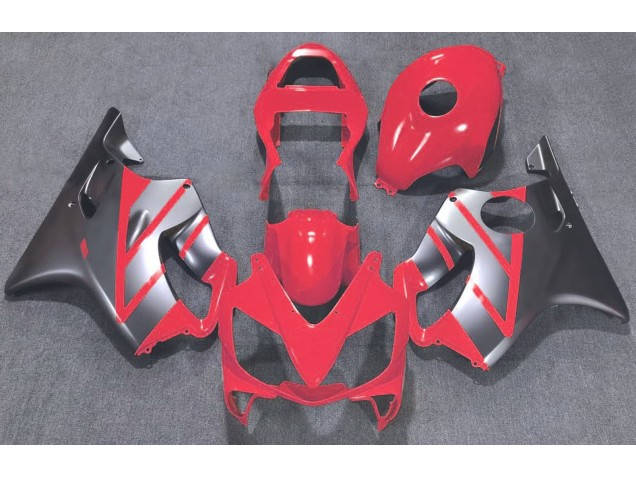 Rot & Matt Silber 2001-2003 CBR600 F4i Motorrad Verkleidungen