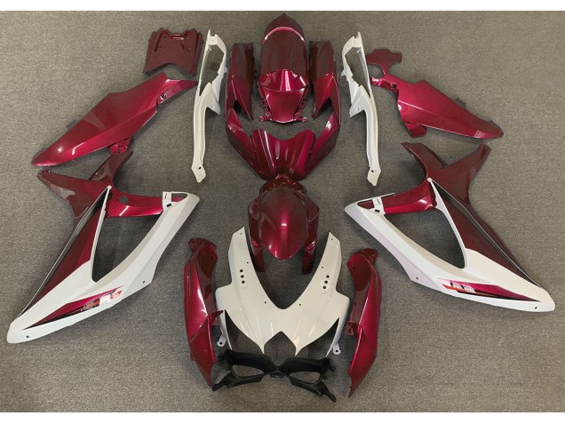 Rot OEM-Stil 2008-2010 GSXR 600-750 Motorrad Verkleidungen