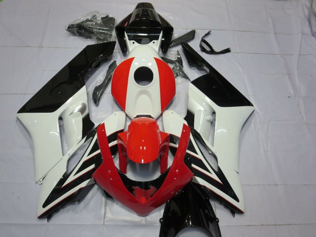 Rot Schwarz & Weiß 2004-2005 CBR1000RR Motorrad Verkleidungen