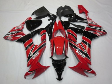 Rot Schwarz 2008-2010 ZX10R Motorrad Verkleidungen