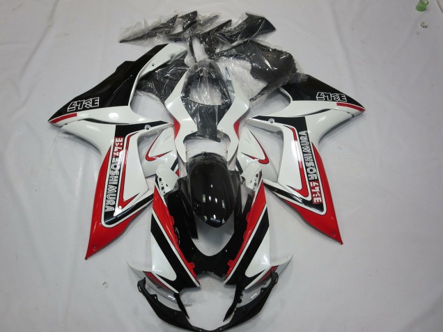 Rot Weiß & Schwarz 2011-2024 GSXR 600-750 Motorrad Verkleidungen