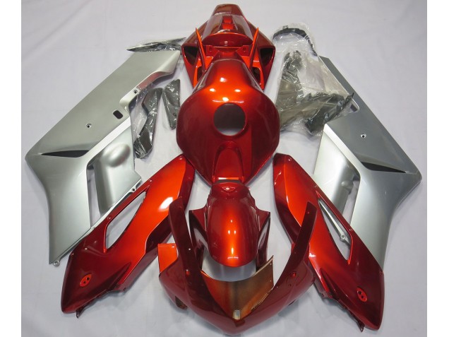 Rot-Silber 2004-2005 CBR1000RR Motorrad Verkleidungen