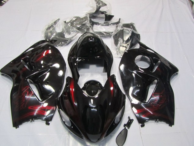 Rot Tiefglanz 1997-2007 GSXR 1300 Motorrad Verkleidungen