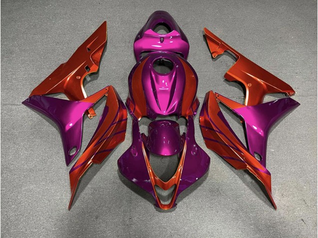 Rot & Violett 2007-2008 CBR600RR Motorrad Verkleidungen