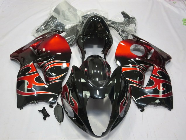 Rot Wirbel 1997-2007 GSXR 1300 Motorrad Verkleidungen