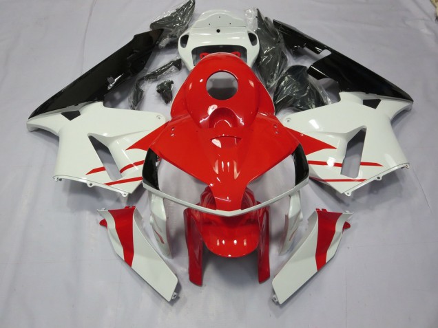 Rot-Weißer Stil 2005-2006 CBR600RR Motorrad Verkleidungen