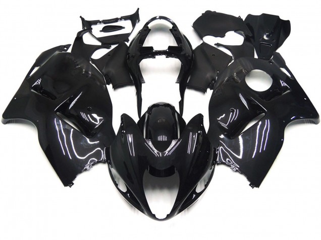 Schlichte Glanz Schwarz 1997-2007 GSXR 1300 Motorrad Verkleidungen