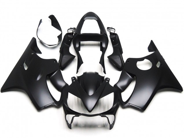 Schlichte Matt Schwarz 2001-2003 CBR600 F4i Motorrad Verkleidungen