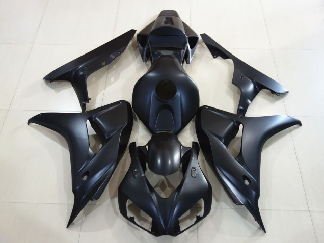 Schlichte Matt Schwarz 2006-2007 CBR1000RR Motorrad Verkleidungen