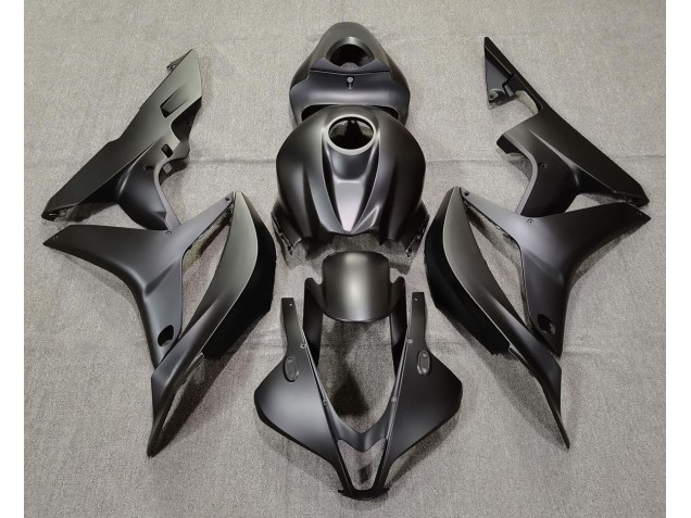 Schlichte Matt Schwarz 2007-2008 CBR600RR Motorrad Verkleidungen