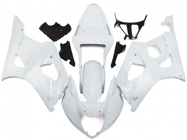 Schlichter Glanz-Weiß-Stil 2003-2004 GSXR 1000 Motorrad Verkleidungen