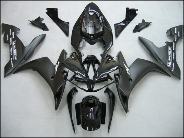 Schwarz & Weiß 2004-2006 R1 Motorrad Verkleidungen