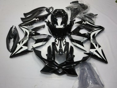 Schwarz & Weiß 2009-2016 GSXR 1000 Motorrad Verkleidungen