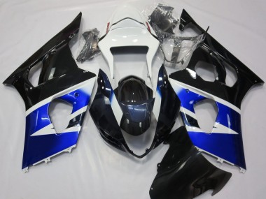Schwarz Blau & Weiß 2003-2004 GSXR 1000 Motorrad Verkleidungen