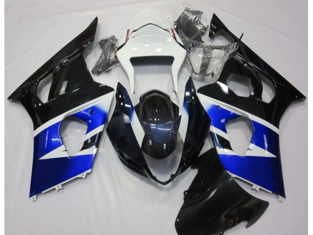 Schwarz Blau & Weiß 2003-2004 GSXR 1000 Motorrad Verkleidungen