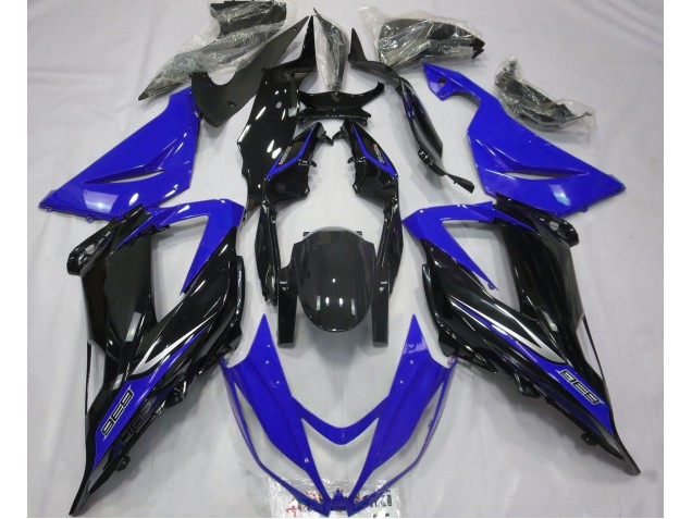 Schwarz & Blau 2013-2018 ZX6R Motorrad Verkleidungen