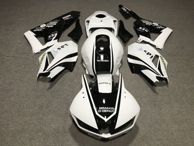 Schwarz-Weiß-Design 2013-2023 CBR600RR Motorrad Verkleidungen Schwarz-Weiß-Design 2013-2023 CBR600RR Motorrad Verkleidungen