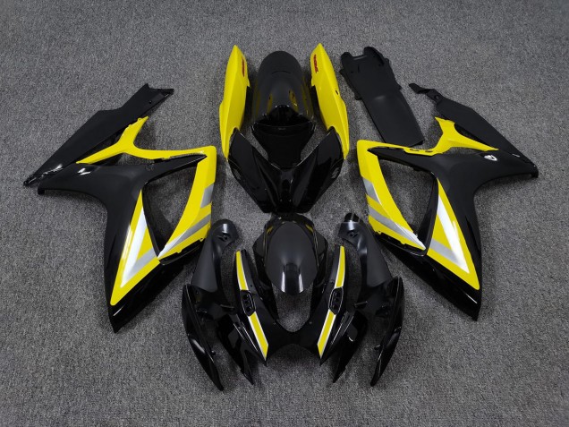 Schwarz & Gelb OEM Stil 2006-2007 GSXR 600-750 Motorrad Verkleidungen