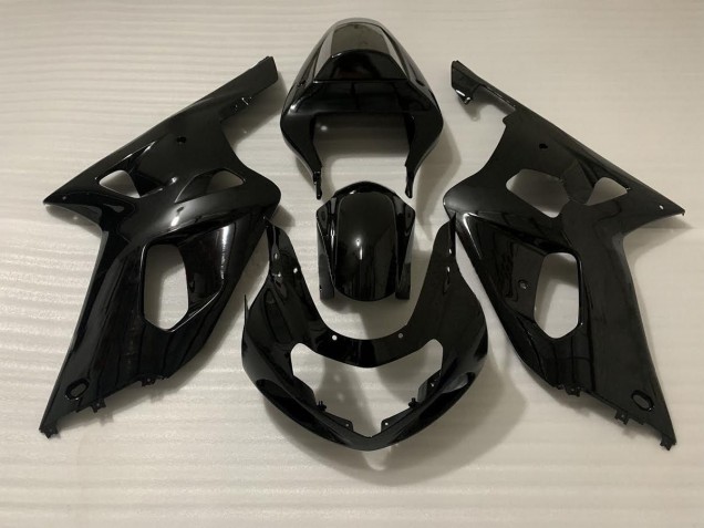 Schwarz Glanz 2001-2003 GSXR 600-750 Motorrad Verkleidungen
