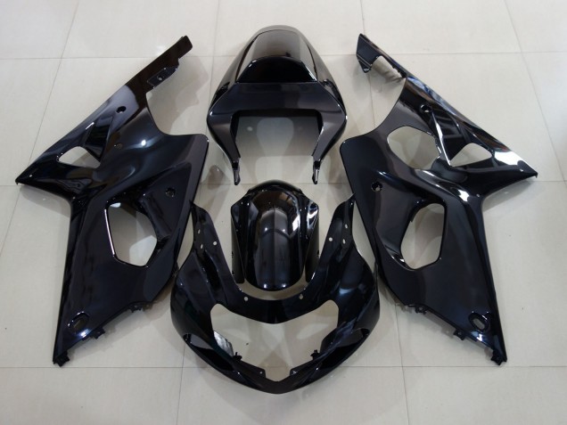 Schwarz Glänzend 2000-2002 GSXR 1000 Motorrad Verkleidungen