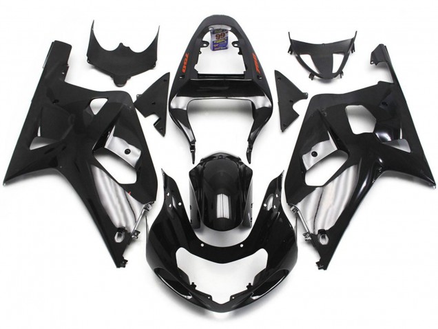 Schwarz Glänzend 2001-2003 GSXR 600-750 Motorrad Verkleidungen
