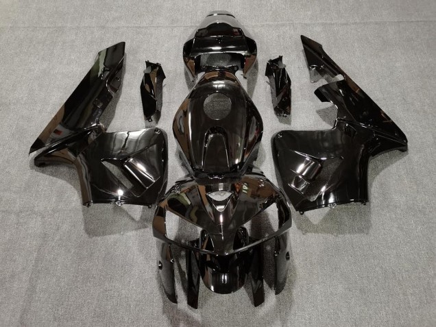 Schwarz Glänzend 2005-2006 CBR600RR Motorrad Verkleidungen