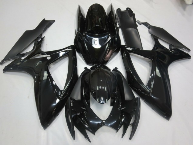 Schwarz Glänzend 2006-2007 GSXR 600-750 Motorrad Verkleidungen
