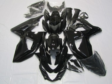 Schwarz Glänzend 2009-2016 GSXR 1000 Motorrad Verkleidungen