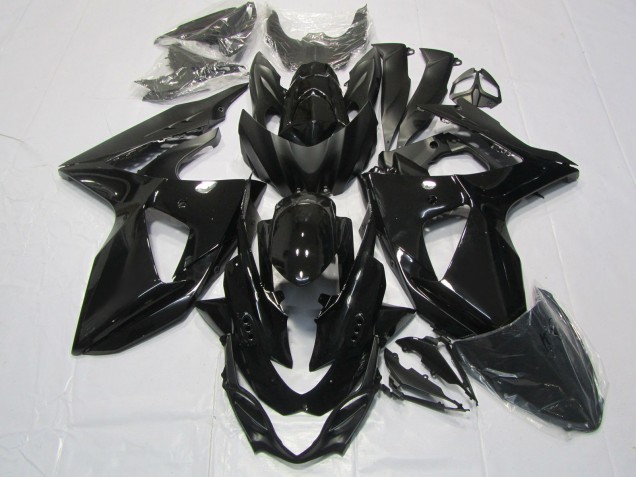 Schwarz Glänzend 2009-2016 GSXR 1000 Motorrad Verkleidungen