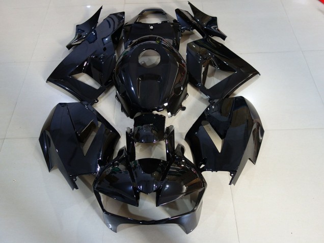 Schwarz Glänzend 2013-2023 CBR600RR Motorrad Verkleidungen