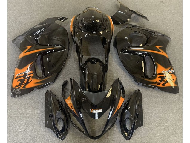 Schwarz Glänzend & Orange 2008-2020 GSXR 1300 Motorrad Verkleidungen