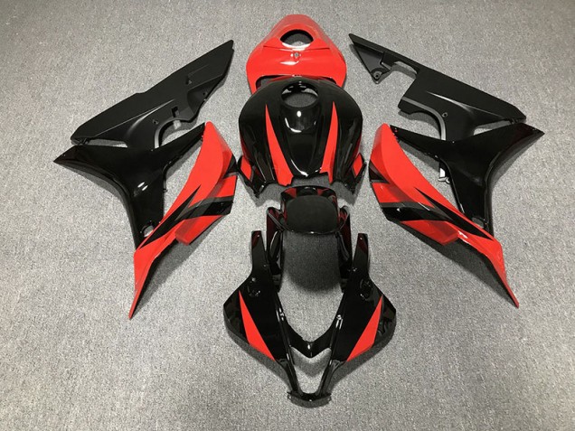 Schwarz Glänzend & Rot 2007-2008 CBR600RR Motorrad Verkleidungen